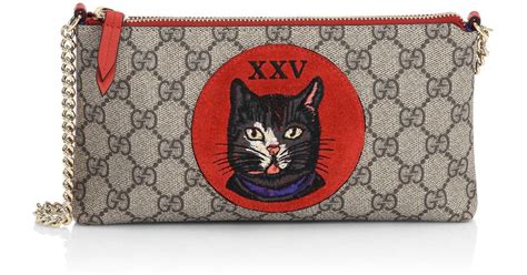 gucci garden tote bag cat|gucci mystic cat wallet.